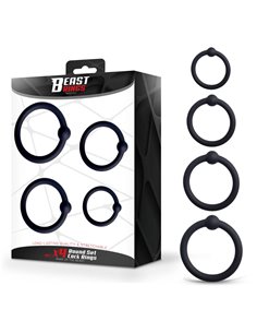 Set de 4 Anillos para el Pene Silicona