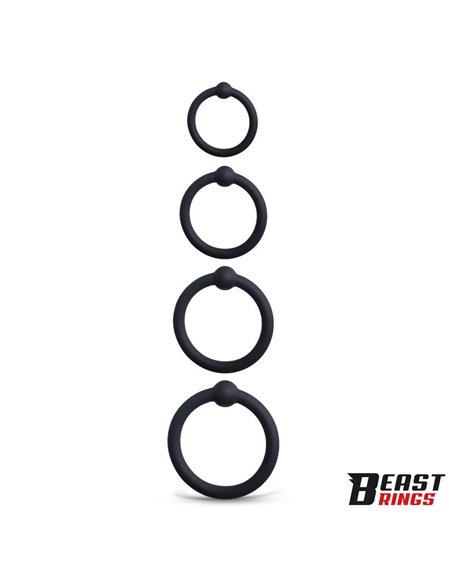 Set de 4 Anillos para el Pene Silicona