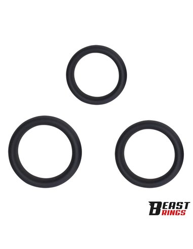 Set de 3 Anillos para el Pene Silicona S, M y L