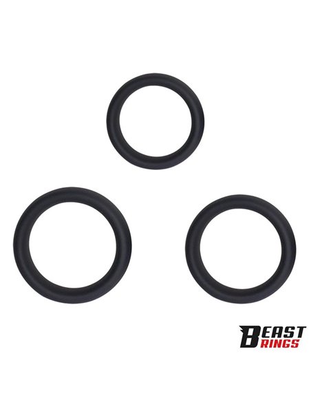 Set de 3 Anillos para el Pene Silicona S, M y L