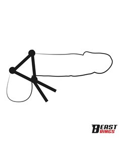 Lasso Anillo para el Pene Silicona Ajustable 2