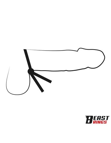 Lasso Anillo para el Pene Silicona Ajustable