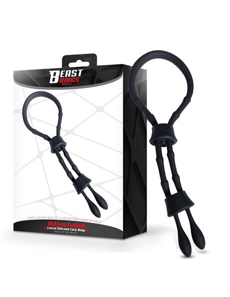 Lasso Anillo para el Pene Silicona Ajustable