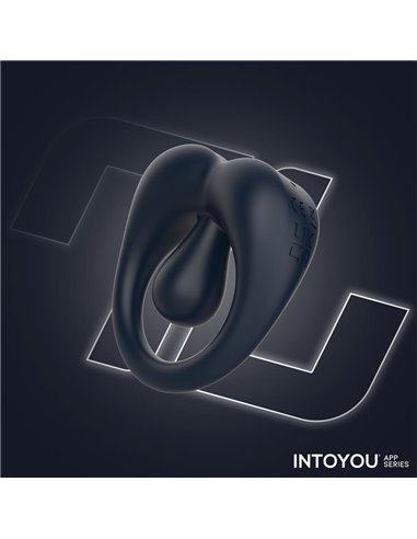Kenny Anillo Vibrador con Estimulador de Clítoris y APP Azul Noche