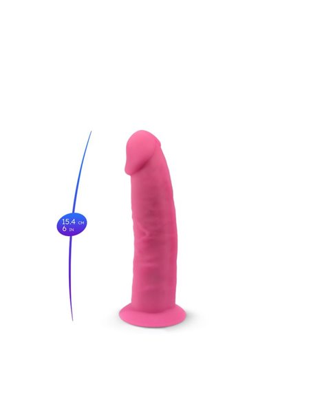 Dildo Dual Density Brilla en la Oscuridad Mod 6