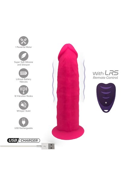 Dildo Dual Density con Vibración Mod 2 - 7