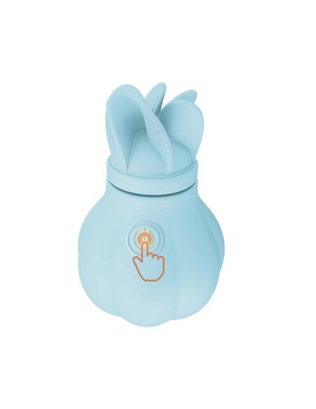 Estimulador Caress Vibración y Rotación Light blue