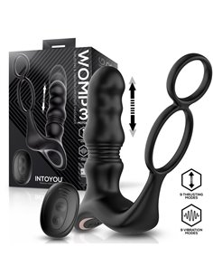 Womp Masajeador Prostático con Vibración, Thrusting y Control Remoto