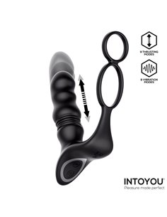 Womp Masajeador Prostático con Vibración, Thrusting y Control Remoto 2