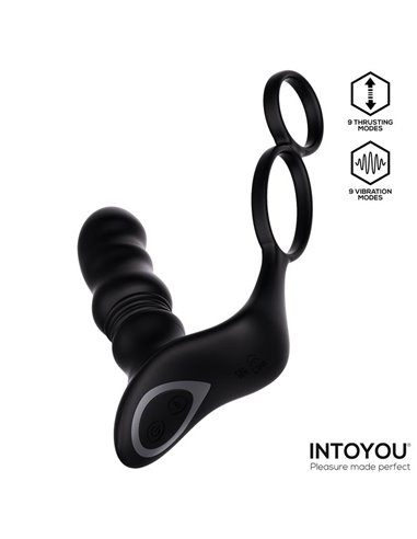 Womp Masajeador Prostático con Vibración, Thrusting y Control Remoto