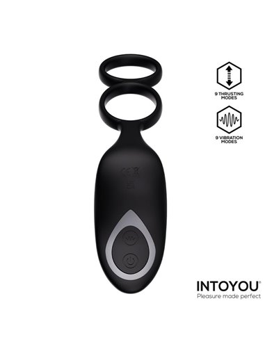 Womp Masajeador Prostático con Vibración, Thrusting y Control Remoto