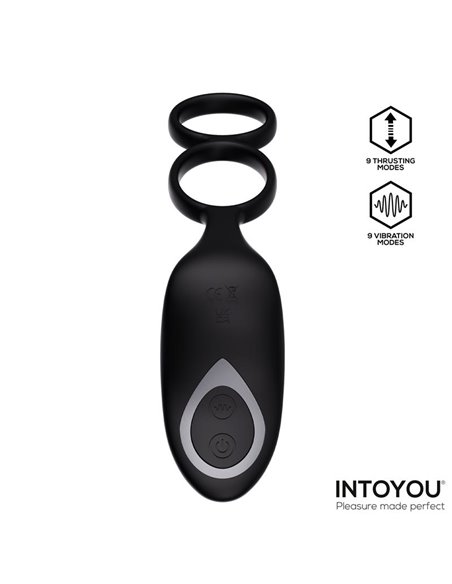 Womp Masajeador Prostático con Vibración, Thrusting y Control Remoto