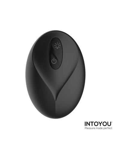 Krax Plug Anal con Vibración, Thrusting y Luz Led con Control Remoto
