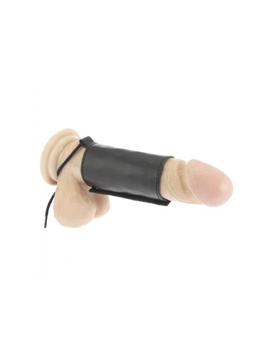 Tubo de Cuero para el Pene Ajustable