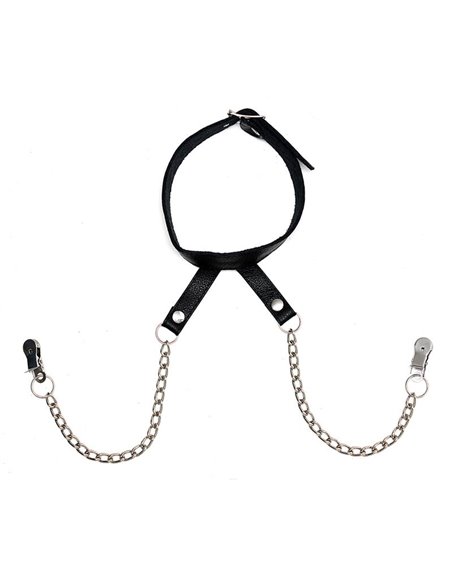Pinzas para Pezones con Cadena y Collar