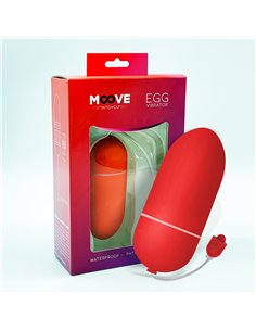 Huevo Vibrador 10 Funciones Rojo