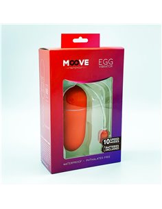 Huevo Vibrador 10 Funciones Rojo 2