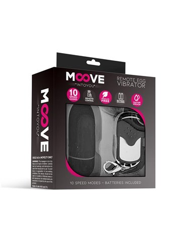 Huevo Vibrador con Control Remoto Negro