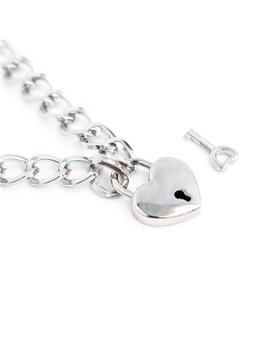 Collar con Candado Metal Talla M 44 cm