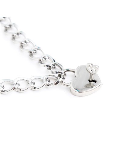 Collar con Candado Metal Talla M 44 cm