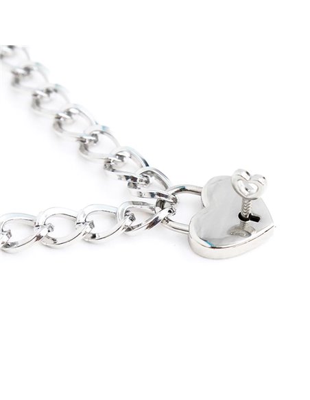 Collar con Candado Metal Talla M 44 cm