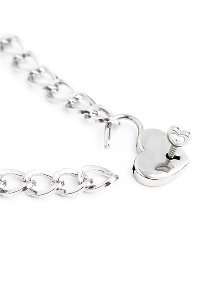Collar con Candado Metal Talla M 44 cm