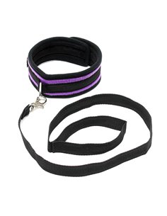 Collar con Correa Ajustable Púrpura