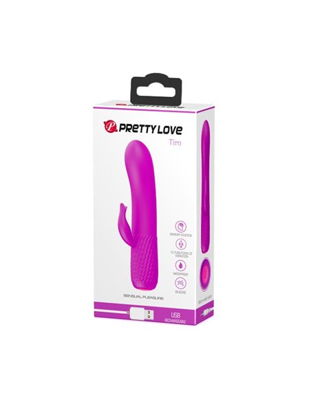 Vibrador Tim USB Silicona Purpura