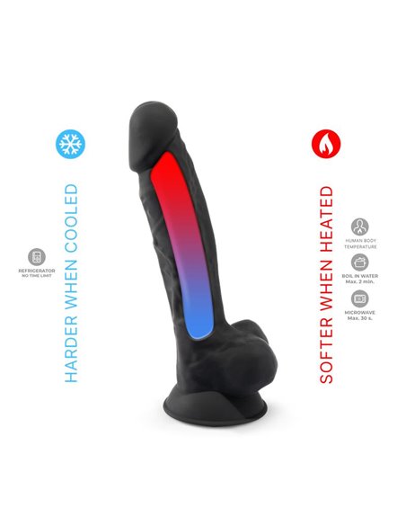 Dildo Dual Density Mod. 1 - 8 Negro