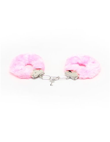 Esposas de Metal para Muñecas con Pelo Rosa