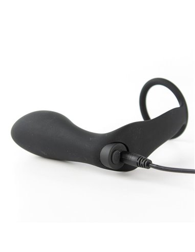 Ansel Plug Anal con Vibración y Anillo USB Silicona