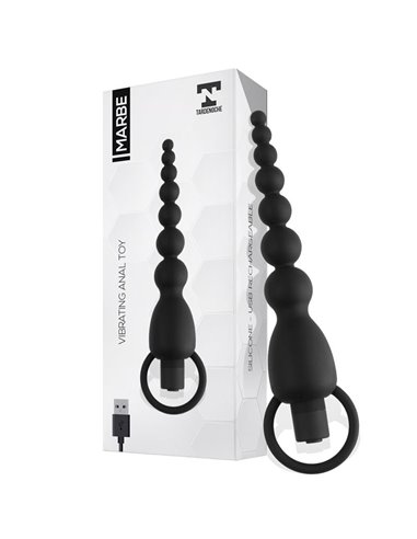 Marbe Cadena Anal con Vibración USB Silicona