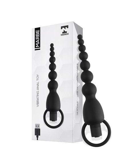 Marbe Cadena Anal con Vibración USB Silicona