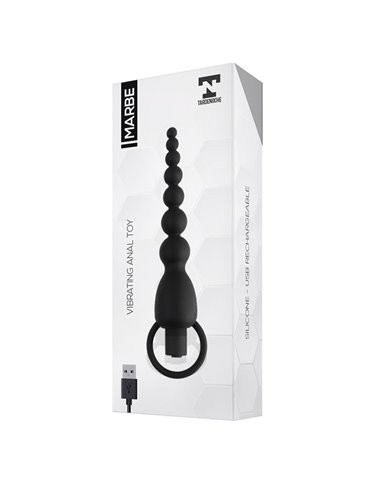 Marbe Cadena Anal con Vibración USB Silicona