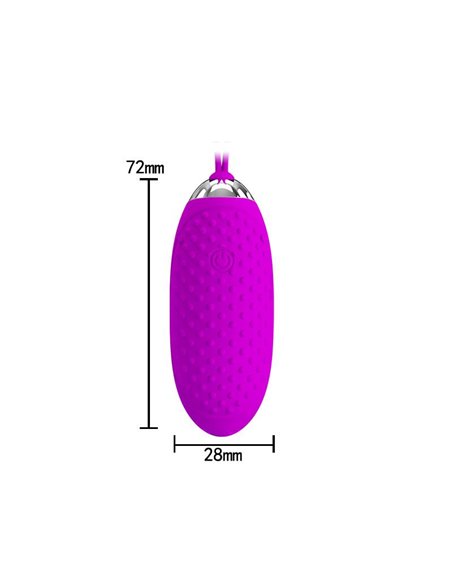 Huevo Vibrador Joanna USB Purpura
