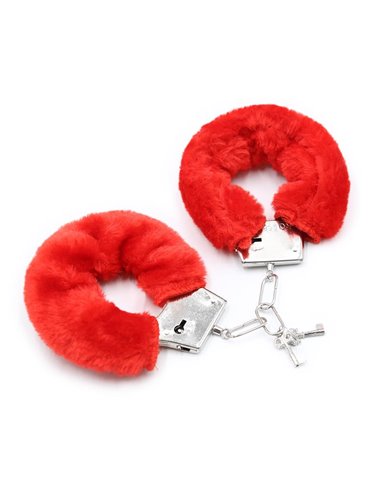 Esposas de Metal para Muñecas con Pelo Rojo