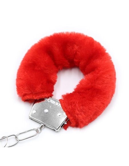 Esposas de Metal para Muñecas con Pelo Rojo