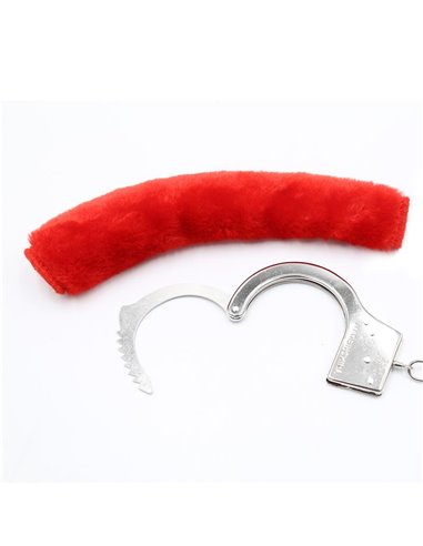 Esposas de Metal para Muñecas con Pelo Rojo