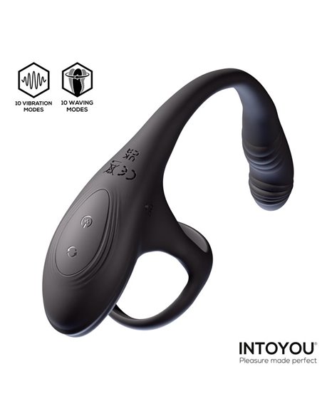 Kamber Plug Anal Vibración y Waving 360º y Estimulador Testículos