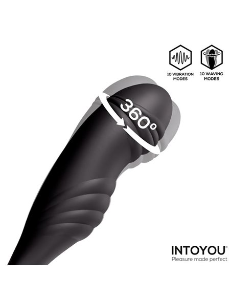 Kamber Plug Anal Vibración y Waving 360º y Estimulador Testículos