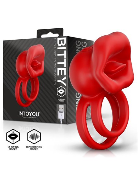 Bittey Anillo Vibrador con Biting - Mordisqueo