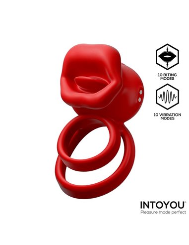 Bittey Anillo Vibrador con Biting - Mordisqueo