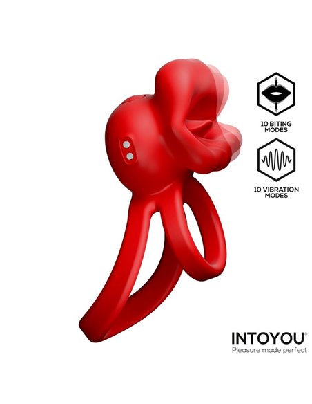 Bittey Anillo Vibrador con Biting - Mordisqueo