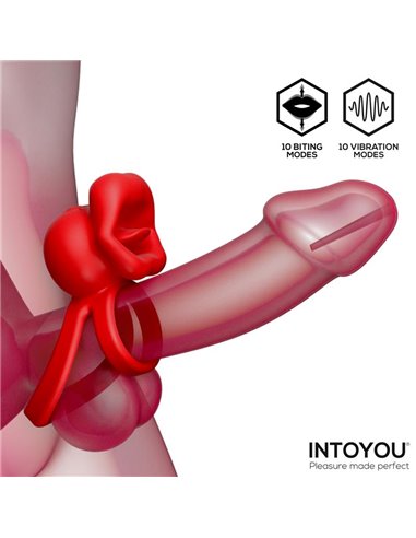 Bittey Anillo Vibrador con Biting - Mordisqueo