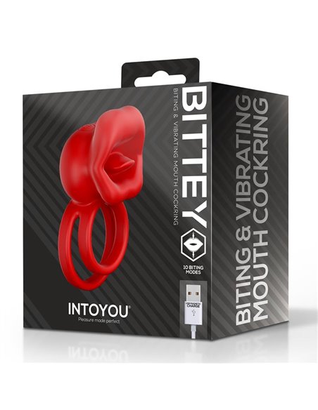 Bittey Anillo Vibrador con Biting - Mordisqueo