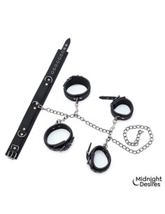 Set de Restricciones con Collar y Esposas 2