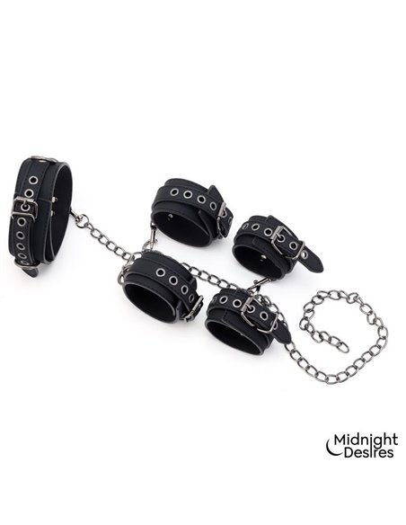 Set de Restricciones con Collar y Esposas