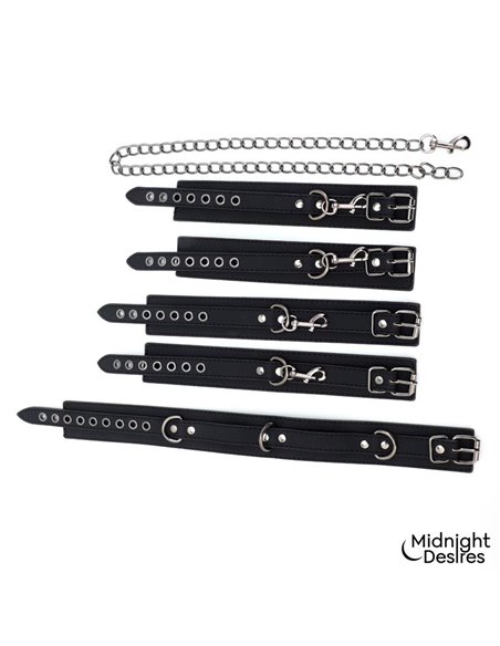 Set de Restricciones con Collar y Esposas