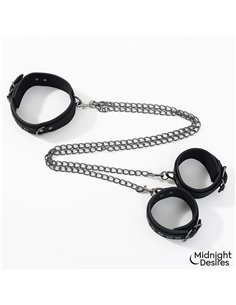 Collar con Esposas para Tobillos con Cadena 2