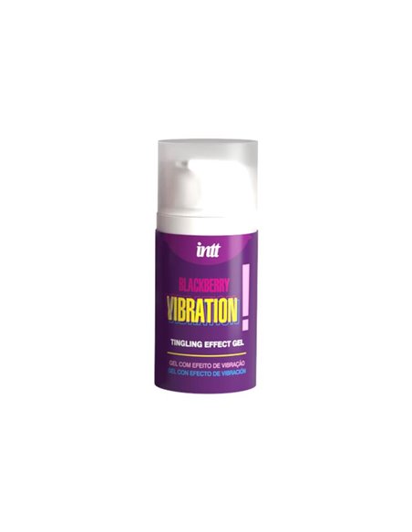 Gel Vibrador Líquido Sabor Mora 15 ml